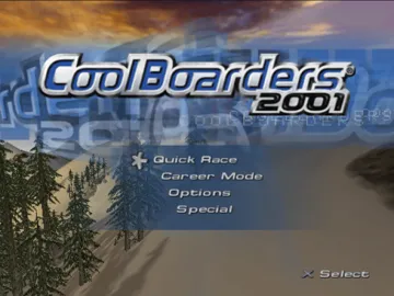 Cool Boarders 2001 screen shot title